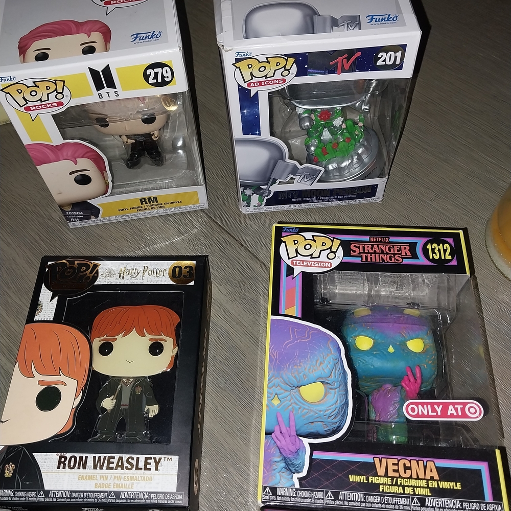 Funko Pop! Stranger Things Vecna Vinyl Figure - Blue Purple Green Yellow